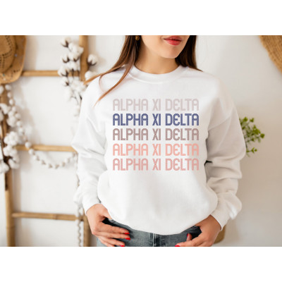 Alpha XI Delta Custom Hockey Jersey | Style 03 Extra Large