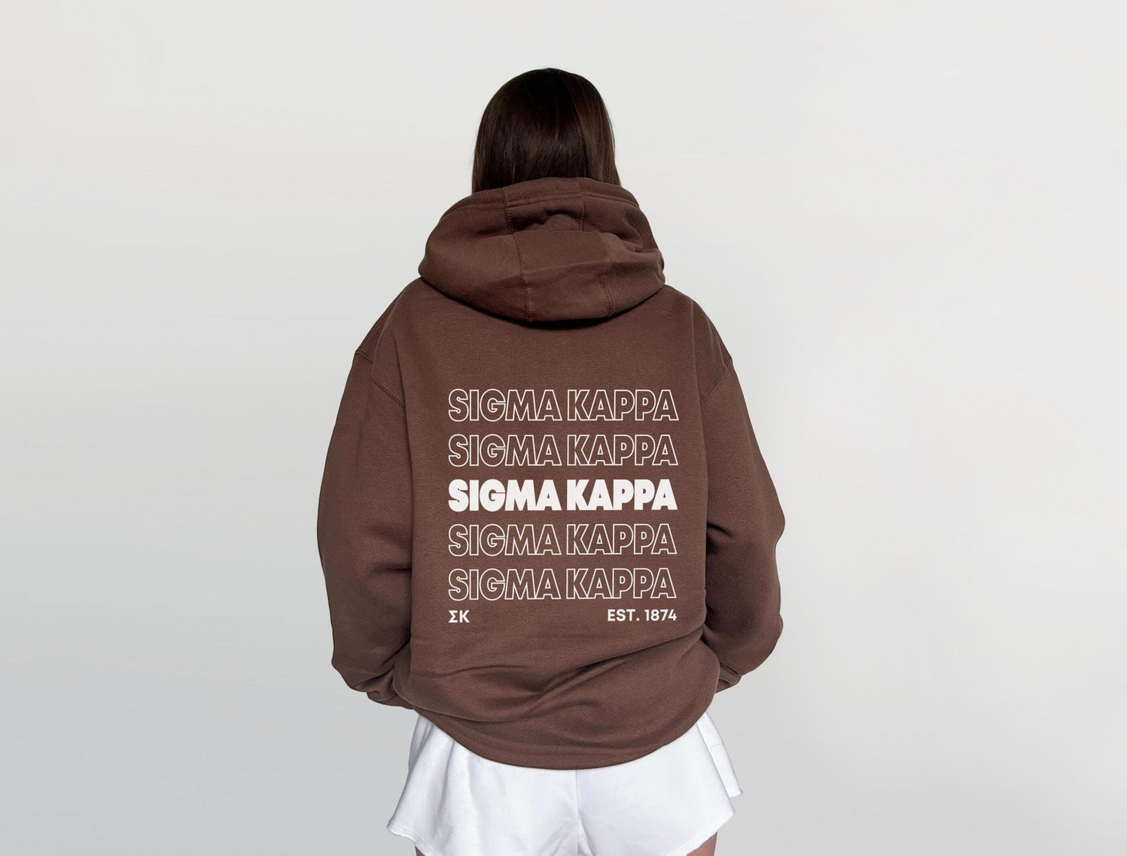 SIGMA KAPPA ブラウン トレーナー SIGMA KAPPA ブラウン トレーナー