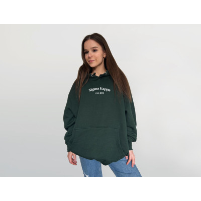 Shop Sigma Kappa Brown Sweatshirt