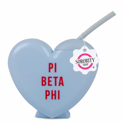  Sorority Shop Pi Beta Phi Jewelry Dish - Heart-Shaped