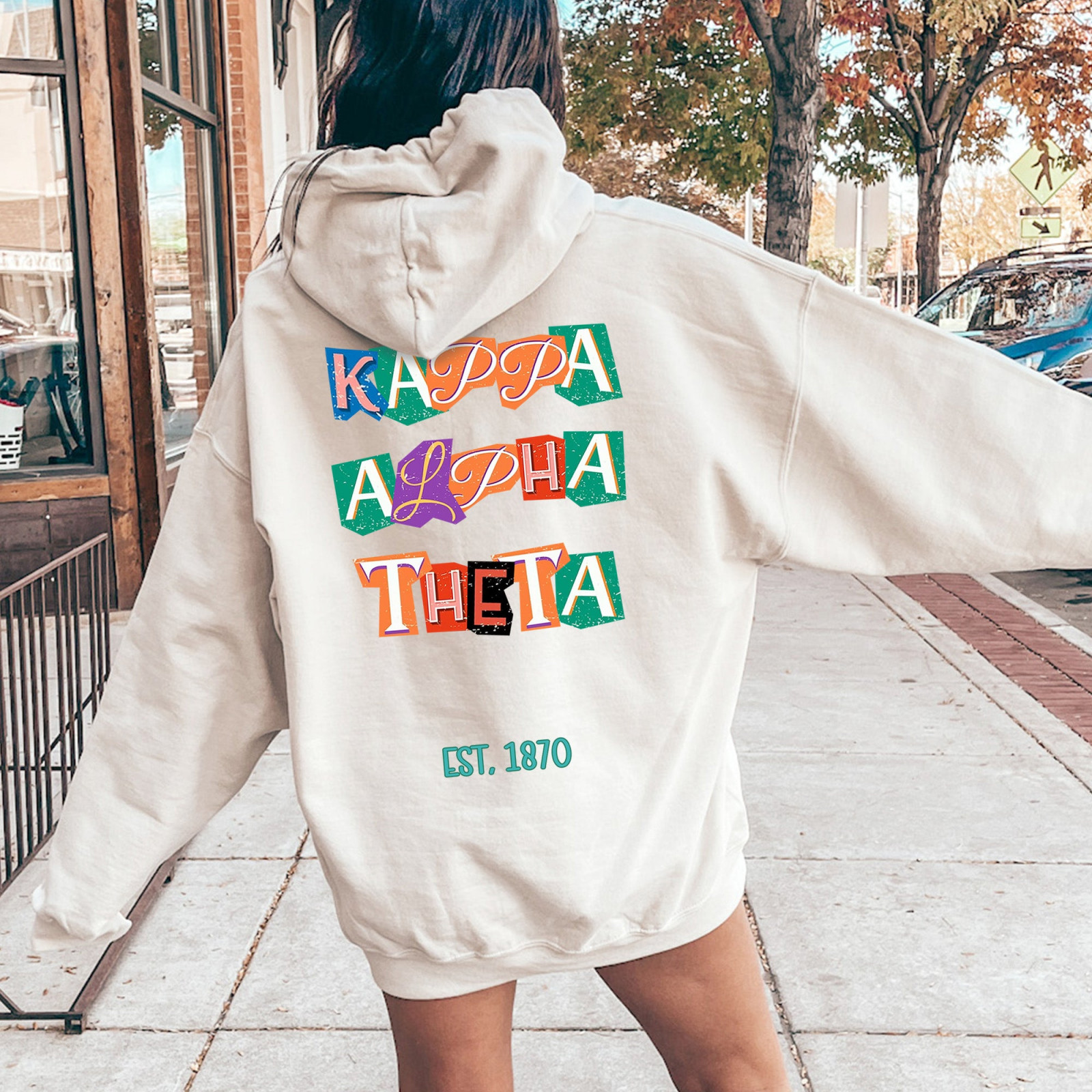 Kappa alpha shop theta letter sweatshirt