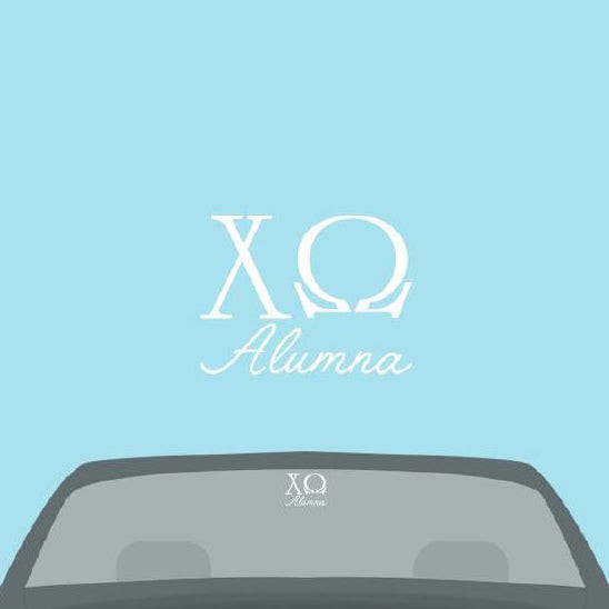 Chi O Creations Alumna Decal