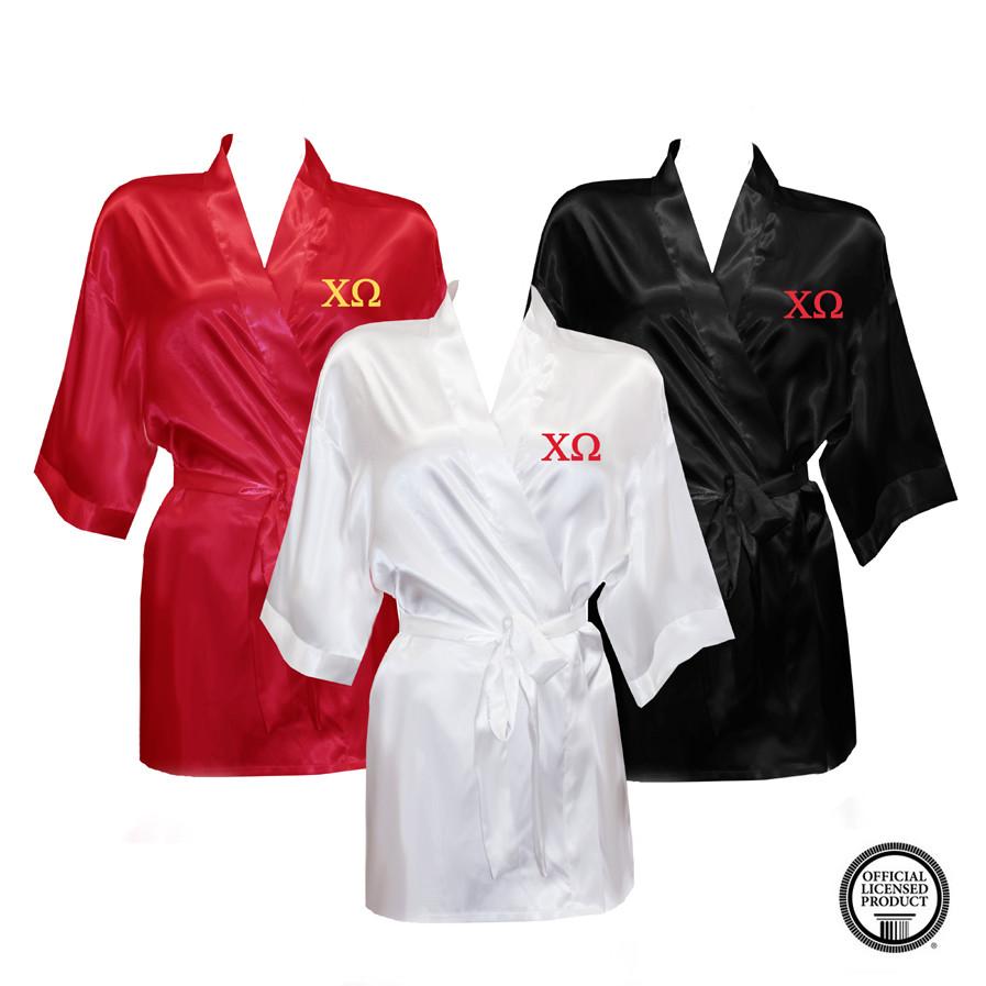 Chi O Creations Greek Letter Bathrobe