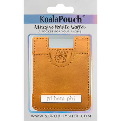 Zeta Tau Alpha Koala Pouch Adhesive Mobile Wallet Logo 