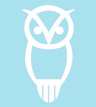 Chi O Creations Silhouette Owl Decal